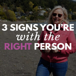 signs your with the right person title
