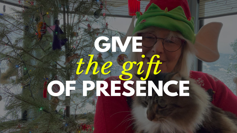 give the gift of presence title